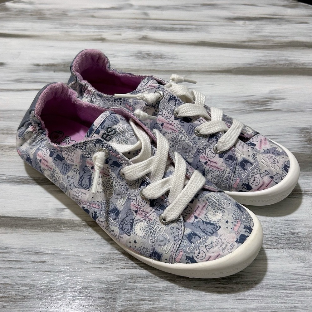 BOBS by Sketchers Cat Lover Slip-On Sneakers Women’s 8